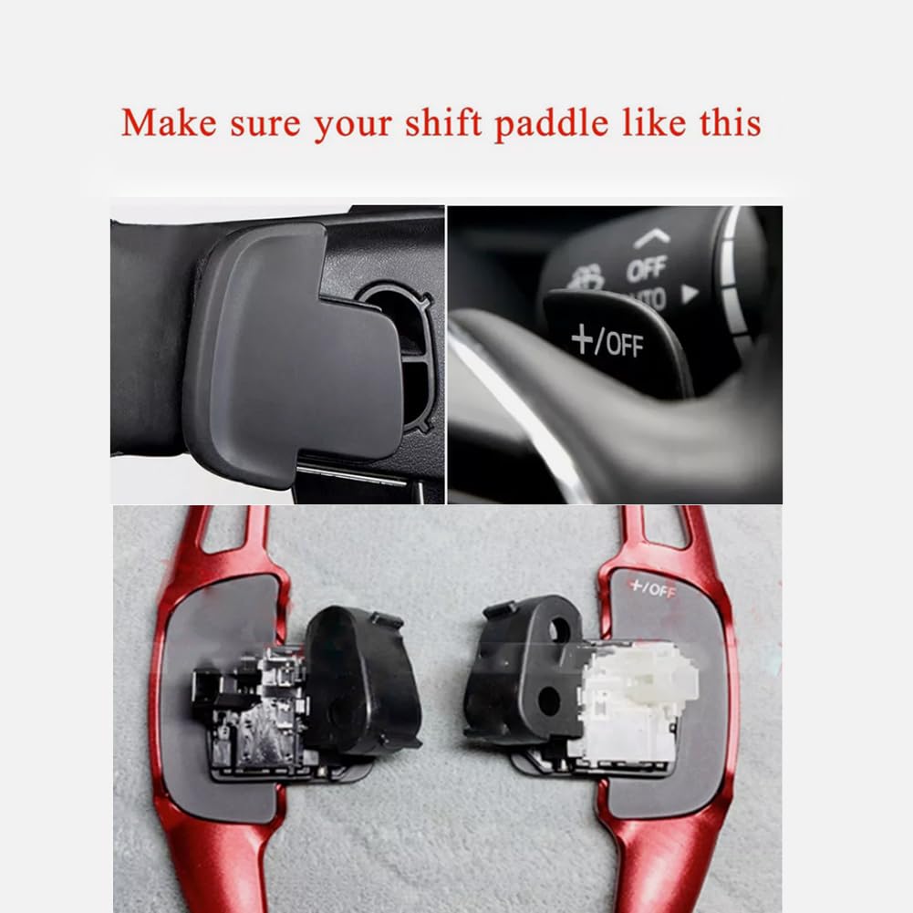 Amazon.co.jp: GZYF 車用パドルシフトカバー パドルシフト